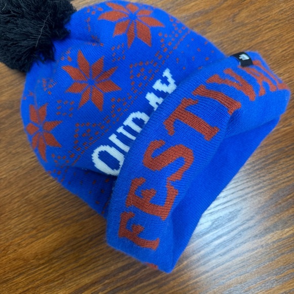 Cozy North Face Blue Beanie - Picture 5 of 7